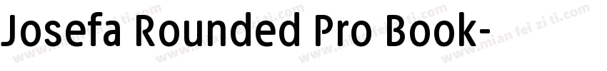 Josefa Rounded Pro Book字体转换